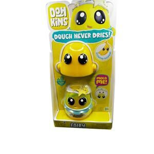 NWT DohKins Fairy Dough- Banana Scented & Never dries out- comes with mold